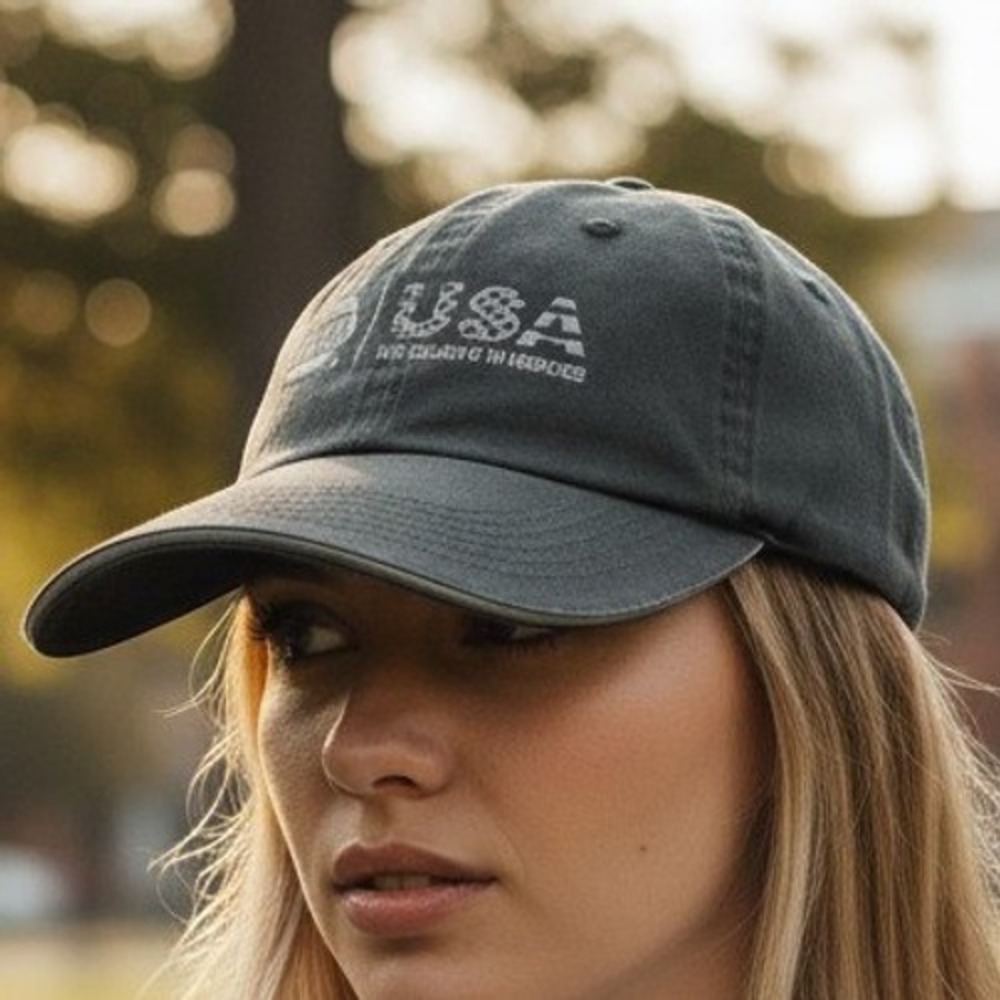NAPA USA We Believe In Heroes Hat Intrepid Fallen Heroes Fund Charcoal Gray Cap